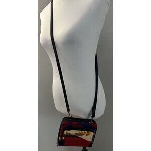 Pendleton Wool Southwest Crossbody Bag Zip Around Purse Detachable Strap Wallet
